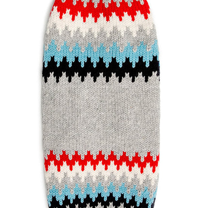 Grey Cheveron Dog Sweater