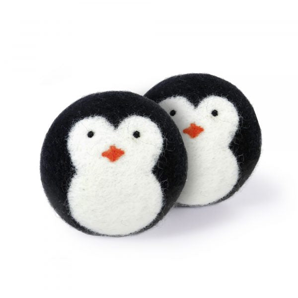 animal face wool ball toy (2pk) Penguin