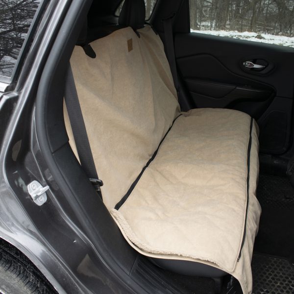 quilted microfiber rear car seat protector