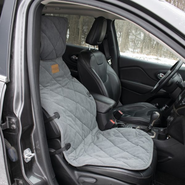 microfiber front seat protector Charcoal