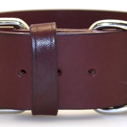 2" Latigo 1-Ply Leather Collars