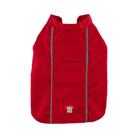 HD Hoodless Rain Coat - Red