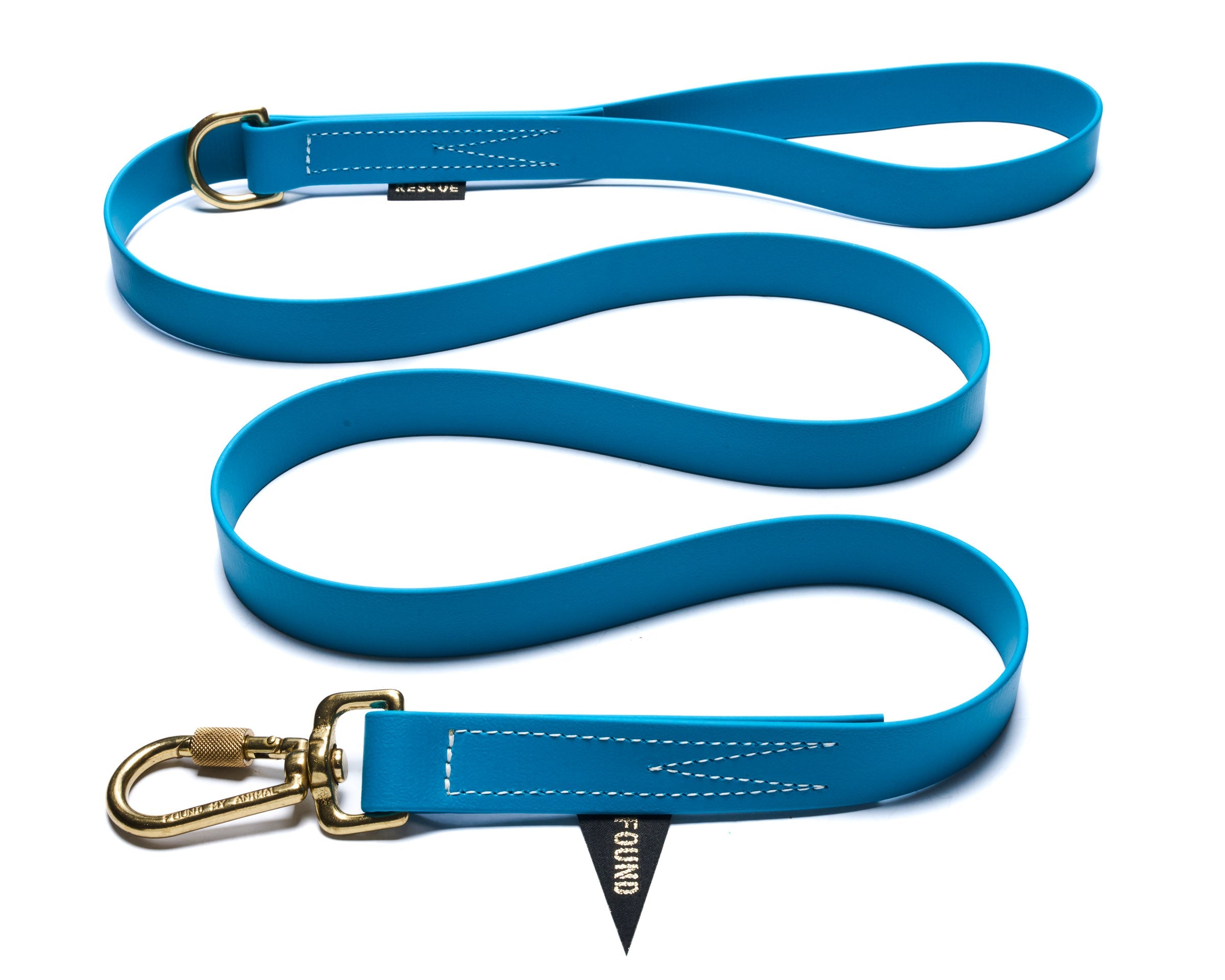 Water Resistant Standard 5ft Leash, Blue | Found My Animal