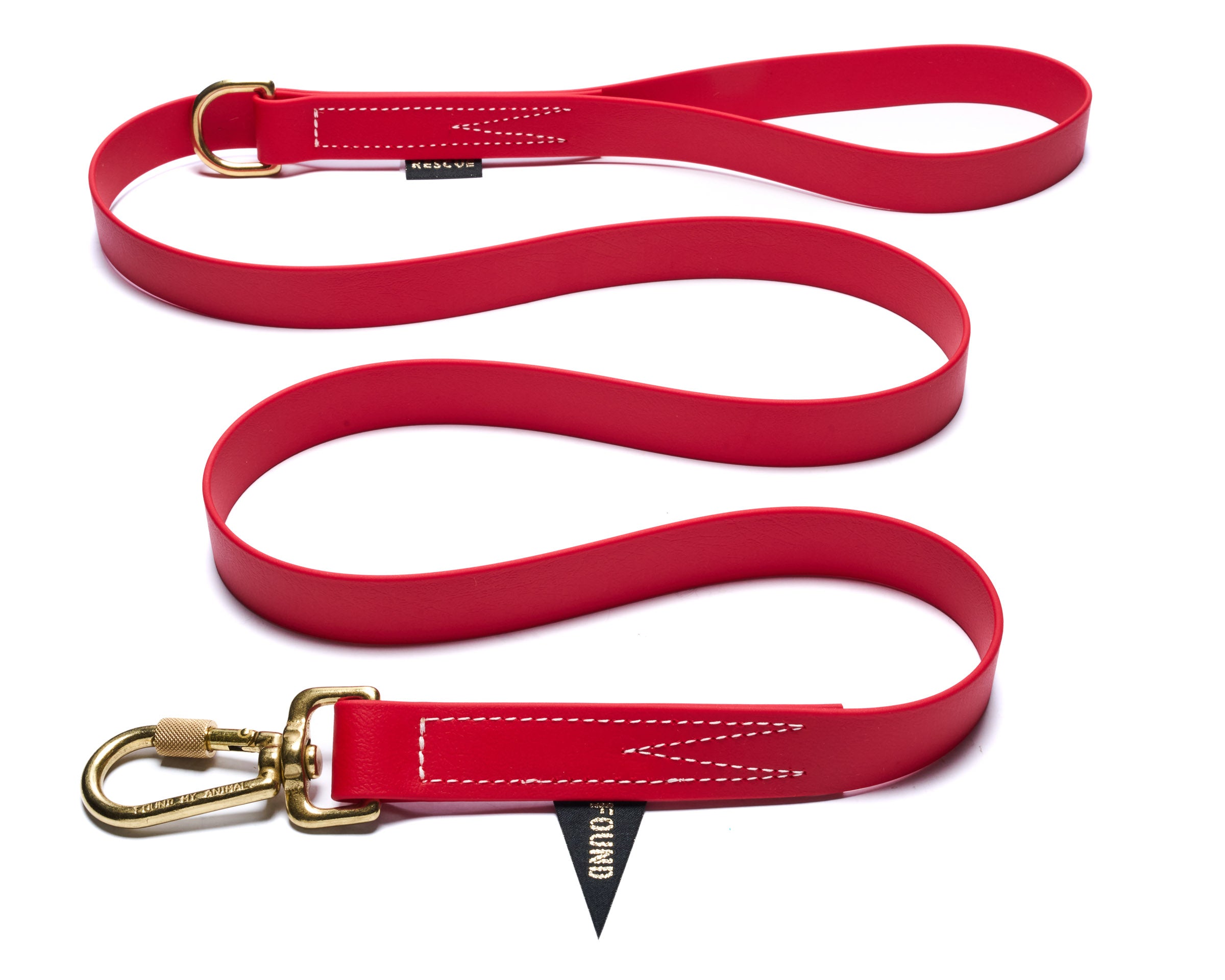 Water Resistant Standard 5ft Leash, Red | Found My Animal