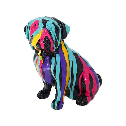 Sitting Vivid French Bulldog - 7" tall