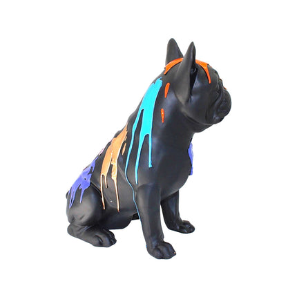 Sitting Vivid French Bulldog - 11" tall