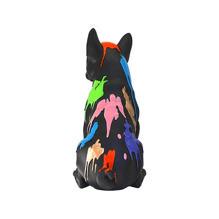 Sitting Vivid French Bulldog - 11" tall