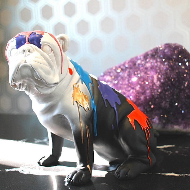 Sitting Vivid French Bulldog - 10.5" tall