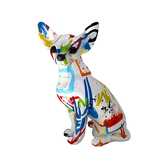 Sitting Happy Chihuahua - 10" tall