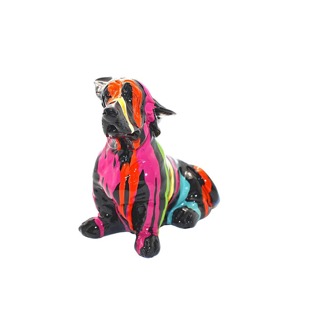 Sitting Graffiti Windy Puppy - 6" tall