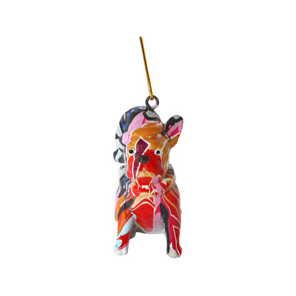 French Bulldog Holiday Dog Ornament