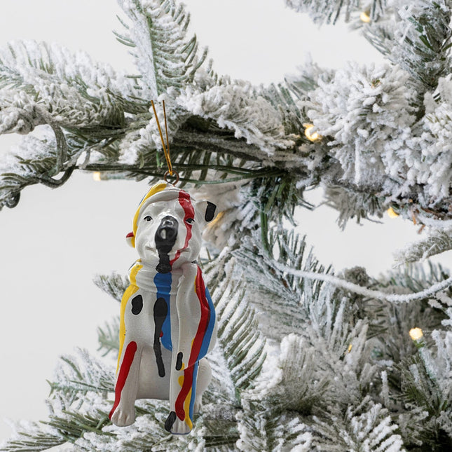 Siberian Husky Holiday Dog Ornament