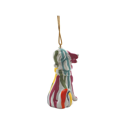 Border Collie Holiday Dog Ornament