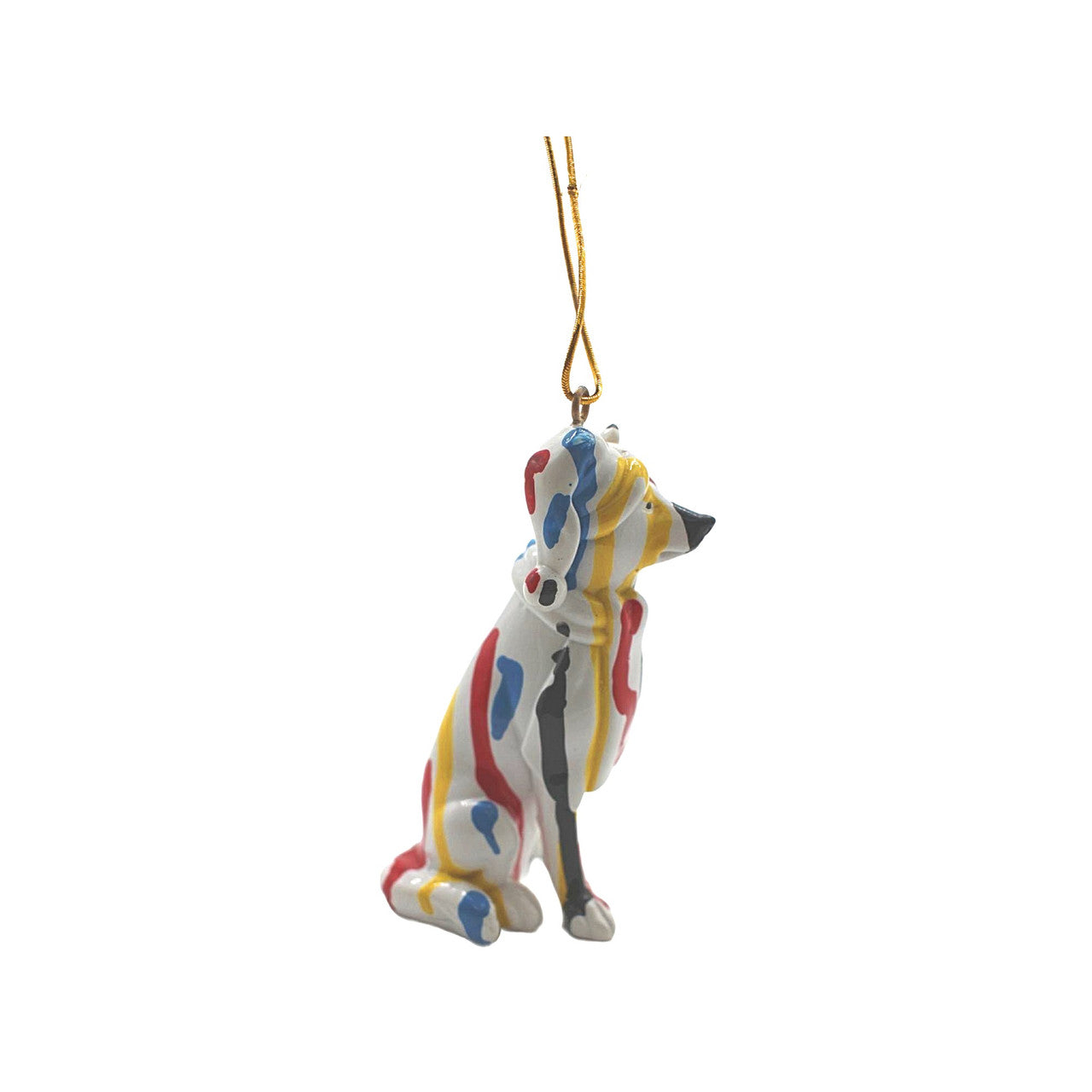 Pitbull Holiday Dog Ornament