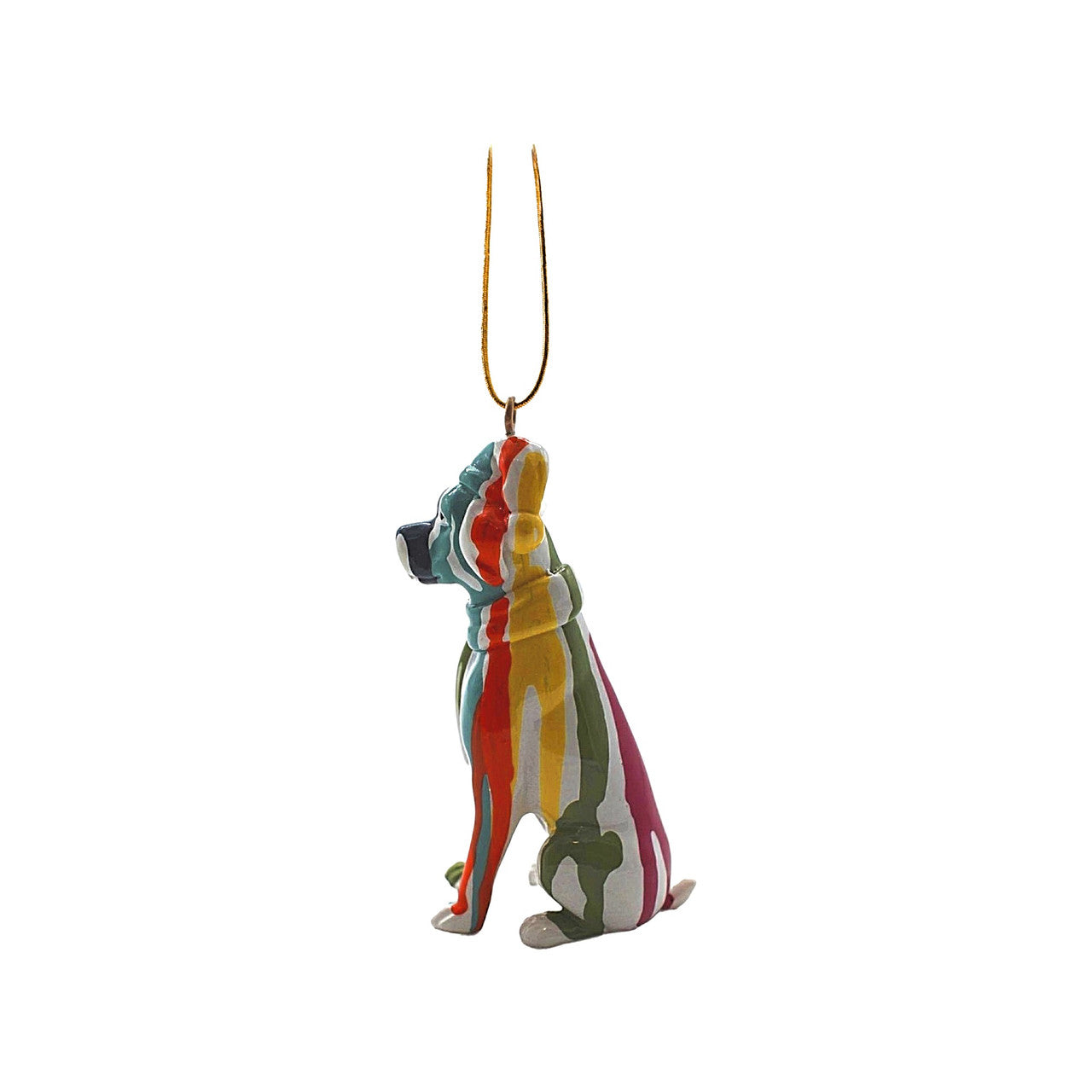 Boxer Holiday Dog Ornament