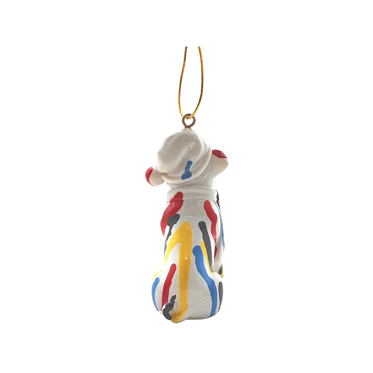 Bulldog Holiday Dog Ornament