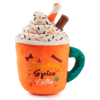 Pupkin Spice Latte Mug Dog Toy