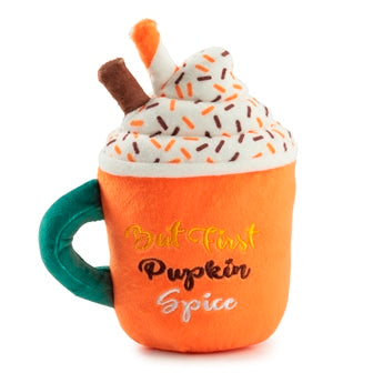 Pupkin Spice Latte Mug Dog Toy