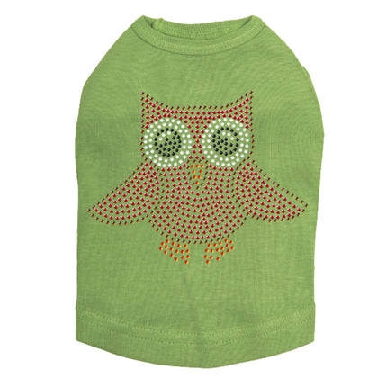 Pink Owl - Dog Tank