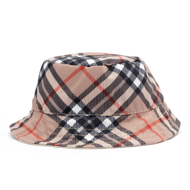 Tan Plaid Bucket Hat