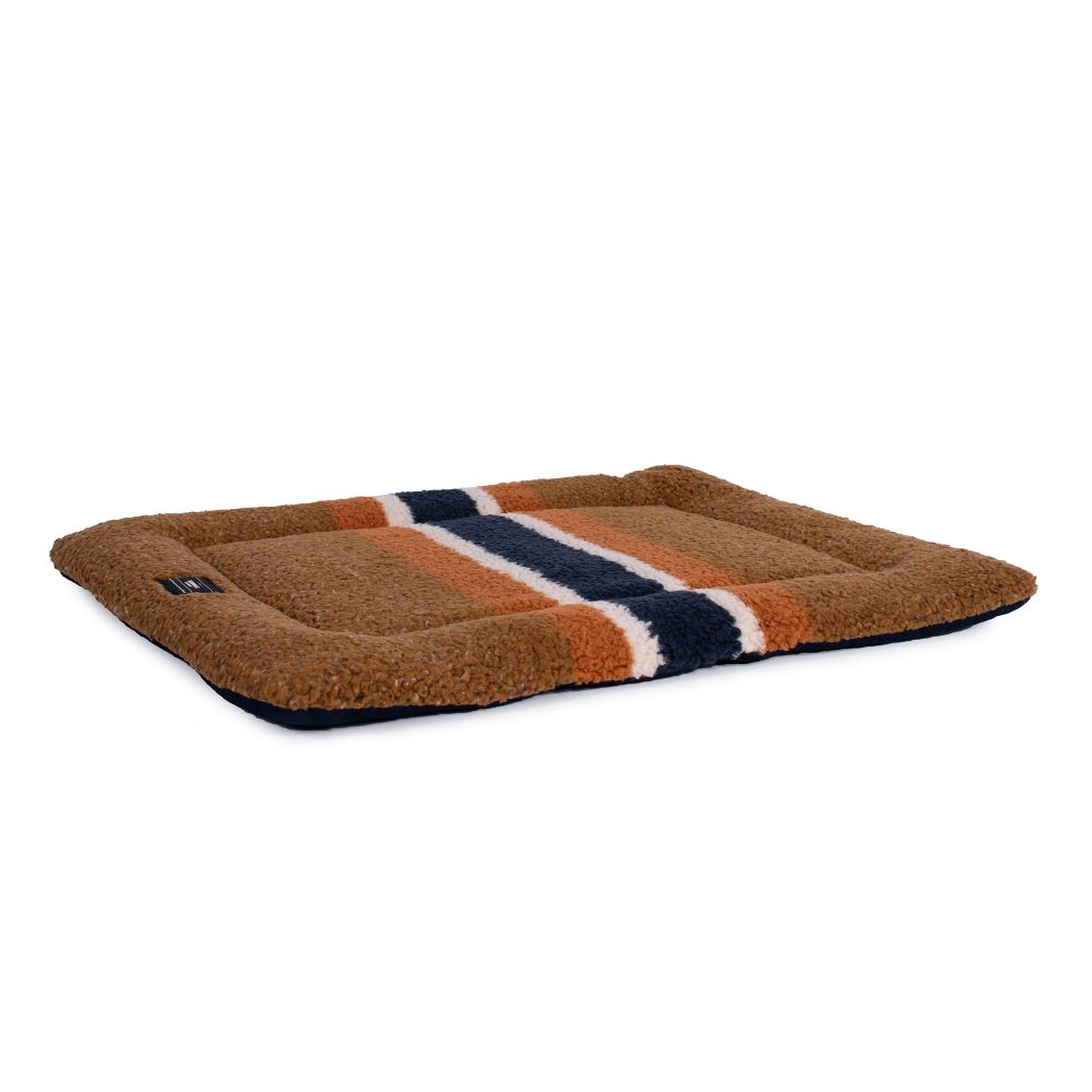 shinola pet comfort cushion in brown