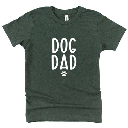 Dog Dad with Paw Print Men's T-Shirt