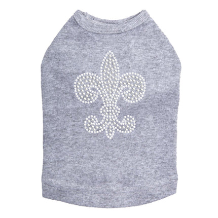 Fleur de Lis (Rhinestone & Rhinestuds) - Dog Tank