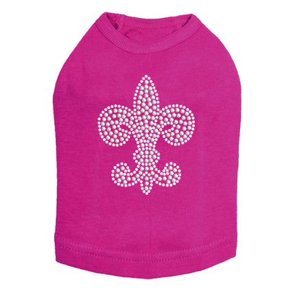 Fleur de Lis (Rhinestone & Rhinestuds) - Dog Tank