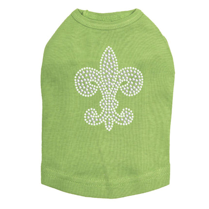 Fleur de Lis (Rhinestone & Rhinestuds) - Dog Tank