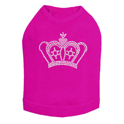 Crown 12 (Rhinestones) - Dog Tank