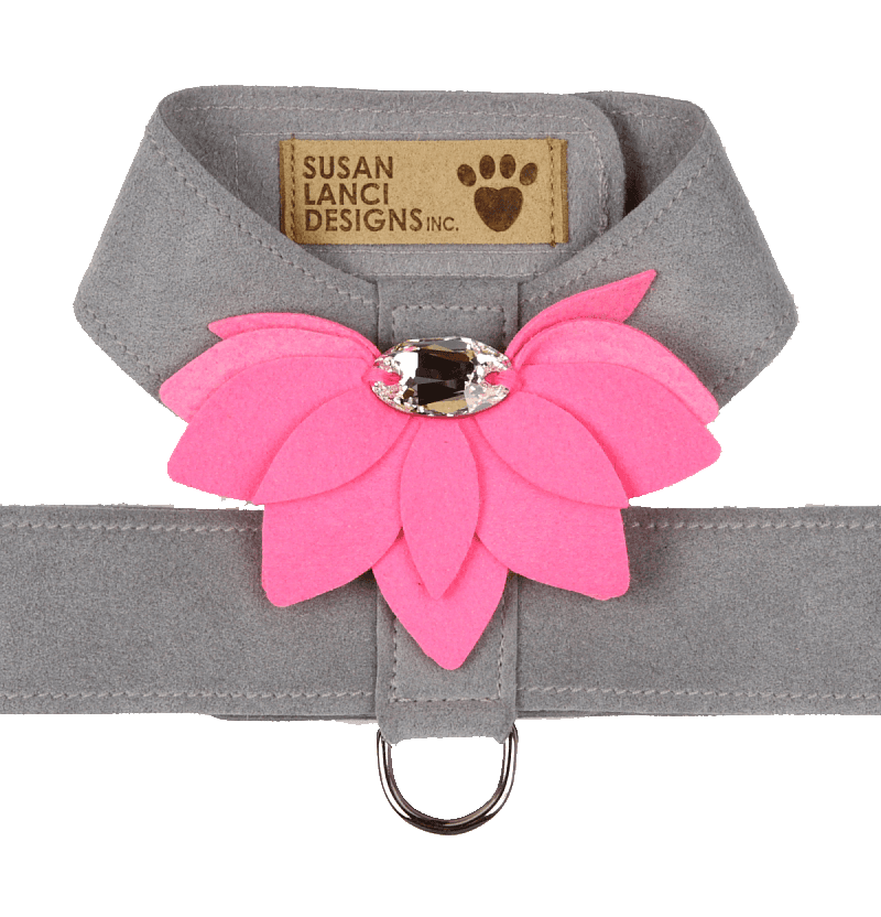 Water Lily Tinkie Harness Platinum With Perfect Pink