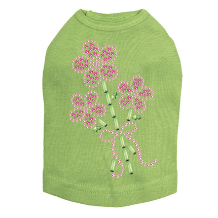 Pink Flower Bouquet - Dog Tank