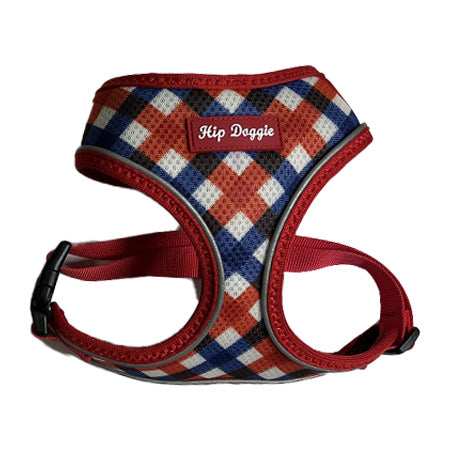 Red/White/Blue Check Ultra Comfort Harness