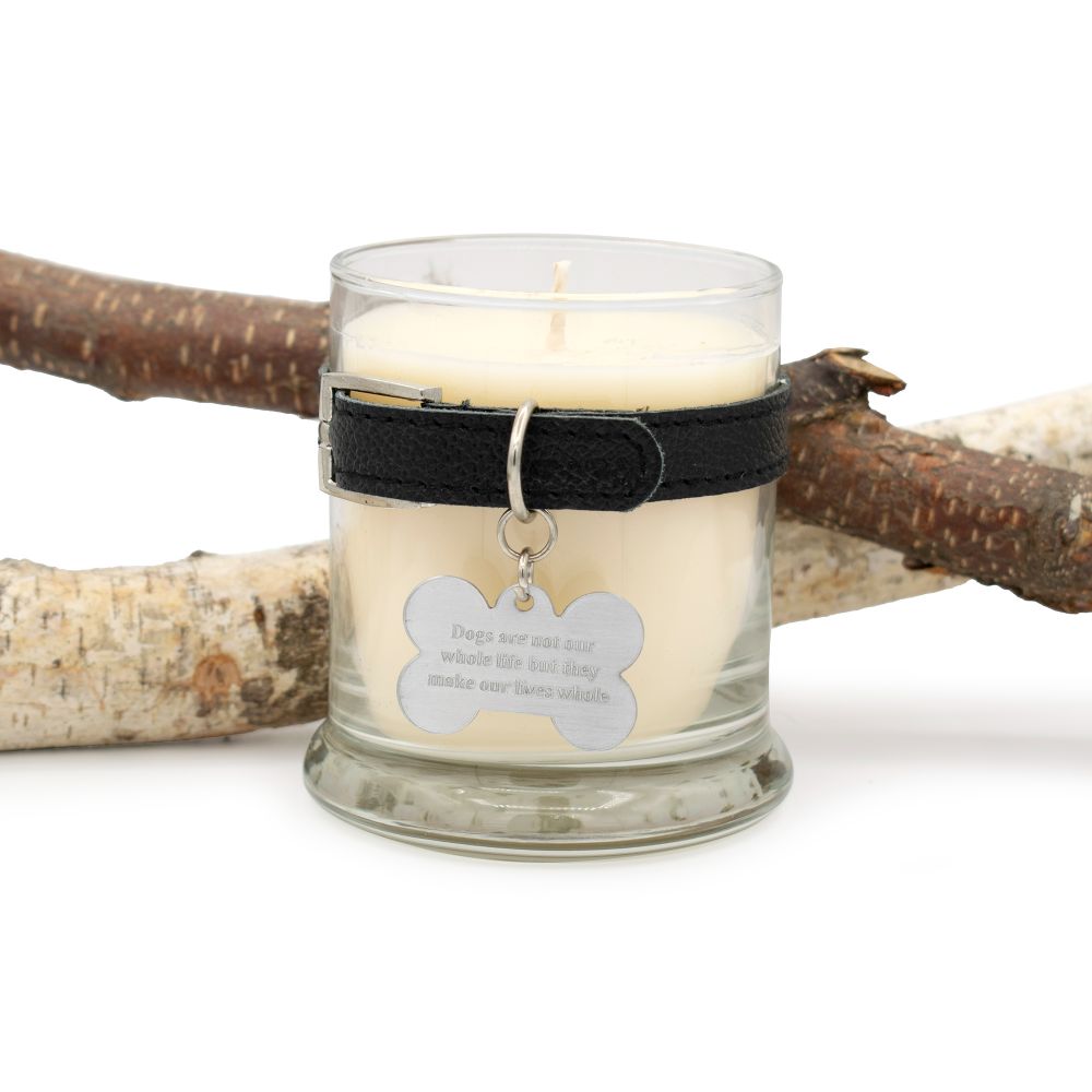 odor neutralizing dog memorial jar candle Big Stick