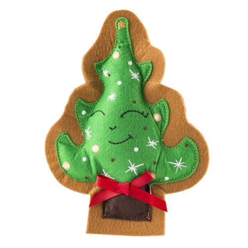 Christmas Tree Cookie Dog Toy