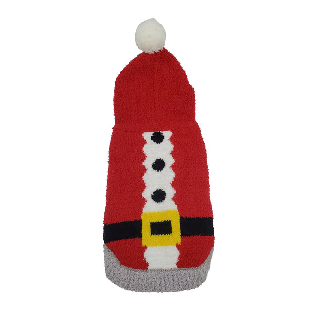 Chenille Santa Claus Hoodie