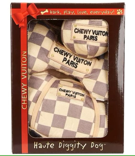 Limited Edition Checker Chewy Vuiton Box Set