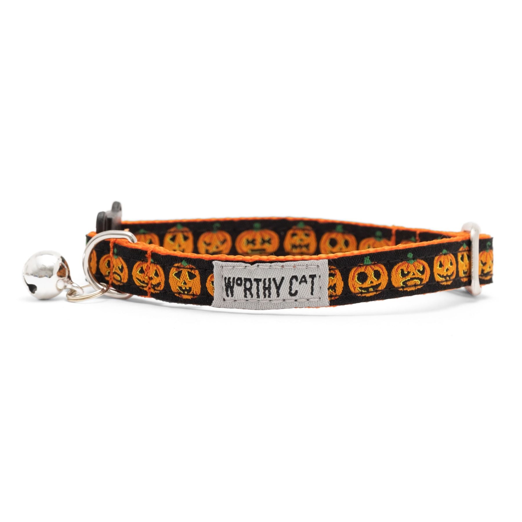 Jack-O-Lantern Cat Collar