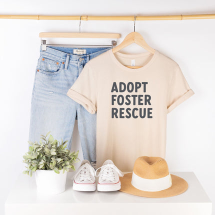 Adopt, Foster, Rescue T-Shirt