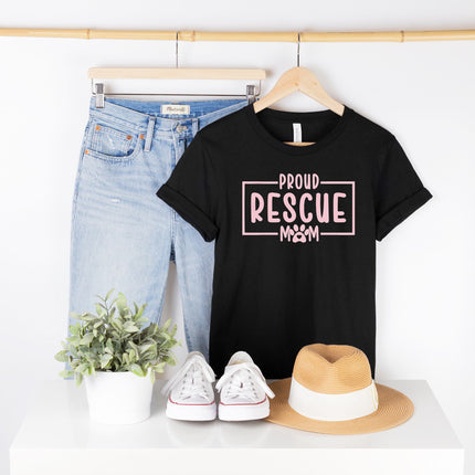 Proud Rescue Mom T-Shirt