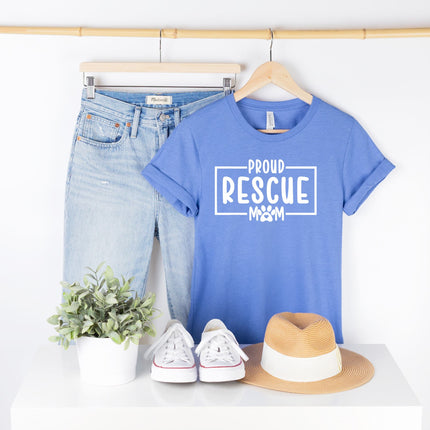 Proud Rescue Mom T-Shirt