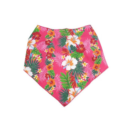 Pink Hawaiian Tie Bandana