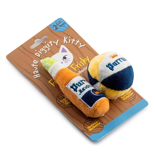 Purrona (Bottle & Ball) Organic Catnip Toys