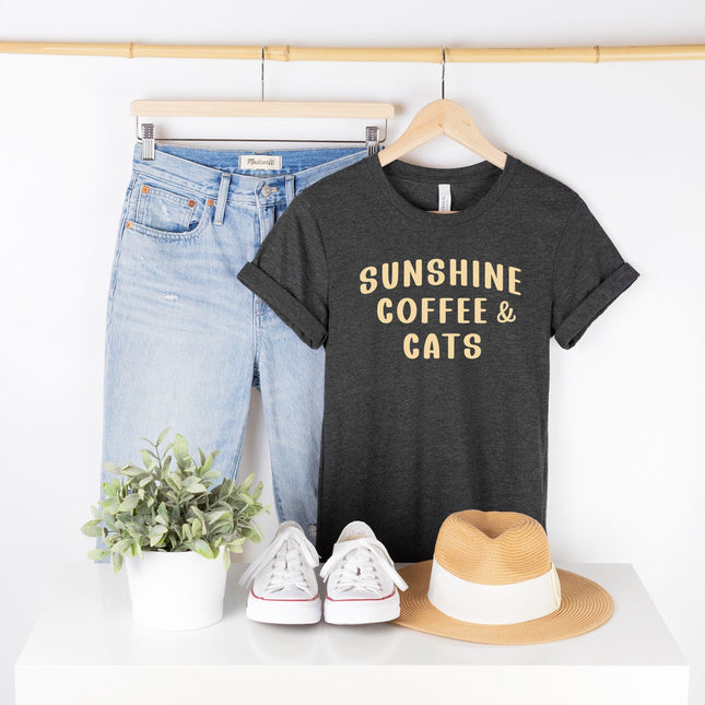 Sunshine Coffee & Cats T-Shirt