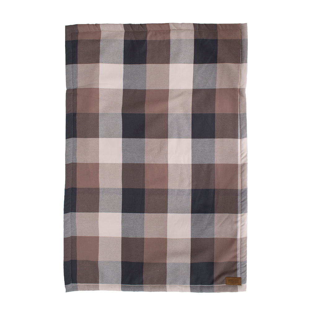 pendleton block plaid pet throw + lamb toy gift set