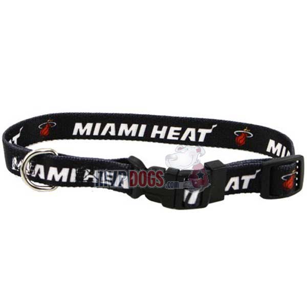 Miami Heat NBA Dog Collar