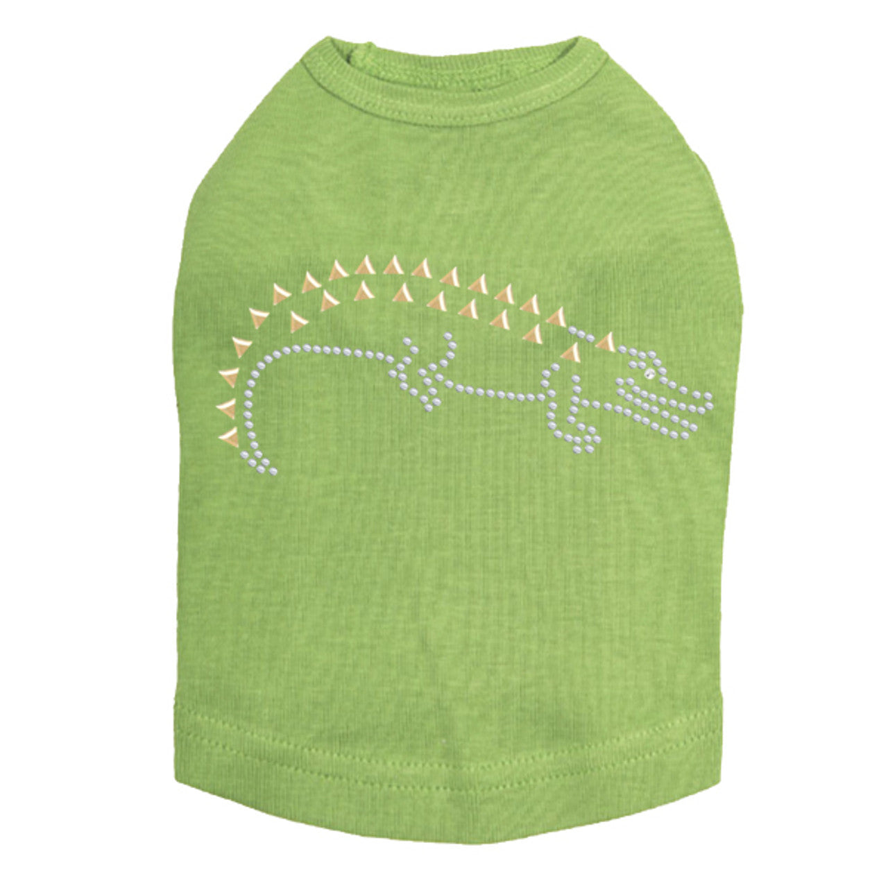 Alligator - Dog Tank Lime Green