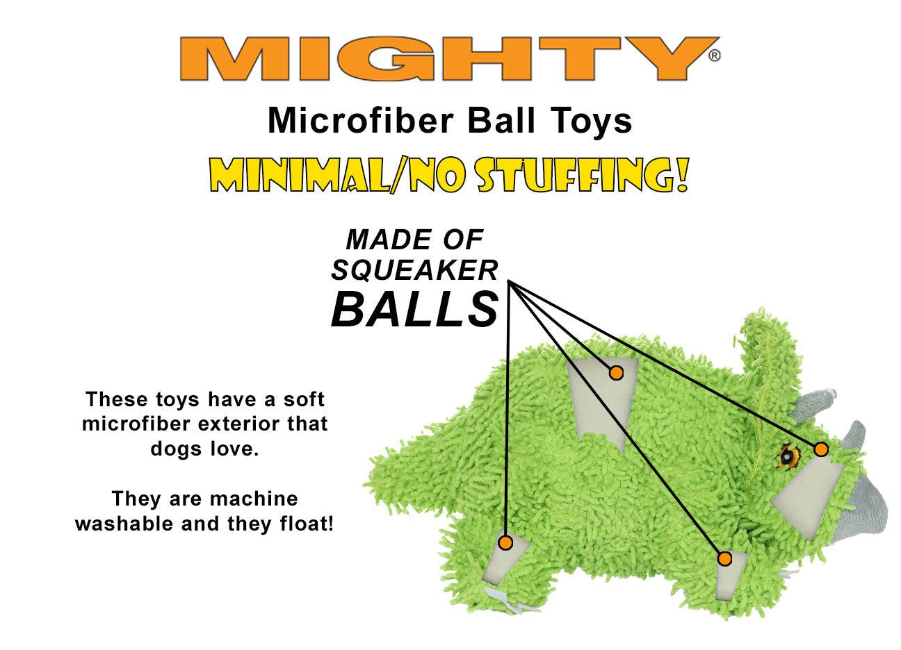 Mighty Jr Microfiber Ball Monster & Elephant 2 Pack