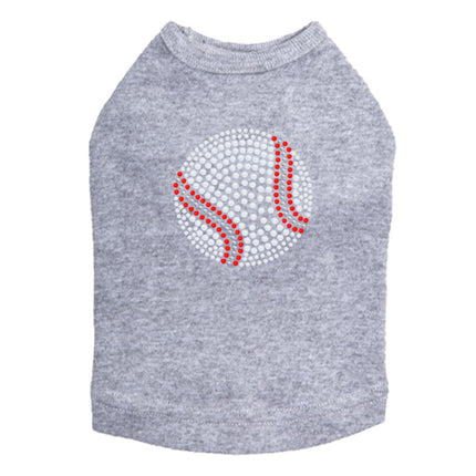 Baseball (White Nailheads) - Dog Tank