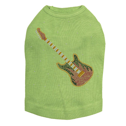 Guitar (Red & Gold) - Dog Tank